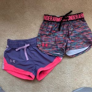 Girls size xs Under Armour shorts
